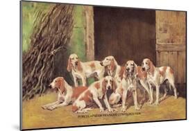 Franche Comet Hounds-Baron Karl Reille-Mounted Art Print