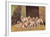 Franche Comet Hounds-Baron Karl Reille-Framed Art Print