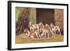 Franche Comet Hounds-Baron Karl Reille-Framed Art Print