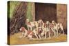 Franche Comet Hounds-Baron Karl Reille-Stretched Canvas