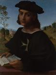 Portrait of a Knight of Rhodes, 1514-Franciabigio-Framed Stretched Canvas
