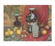 Lemons with Black Vase-Francie Botke-Art Print