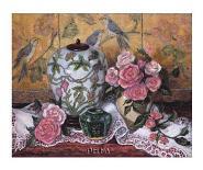Roses with Bird Cage-Francie Botke-Art Print