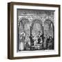 Francis and Innocent III-null-Framed Art Print