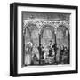 Francis and Innocent III-null-Framed Art Print