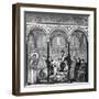 Francis and Innocent III-null-Framed Art Print