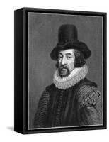 Francis Bacon, Viscount St Albans, English Philosopher, Scientist and Statesman, Early 20th Century-null-Framed Stretched Canvas