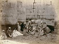 The Colossi of Memnon, Statues of Amenhotep III, XVIII Dynasty, c.1375-1358 BC-Francis Bedford-Photographic Print