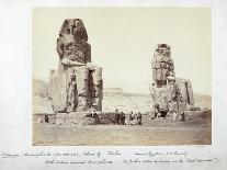 An excavated temple at the foot of the Sphinx, Giza, Egypt, 4th March 1862-Francis Bedford-Photographic Print