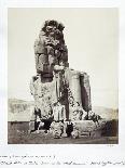 The Colossi of Memnon, Statues of Amenhotep III, XVIII Dynasty, c.1375-1358 BC-Francis Bedford-Photographic Print