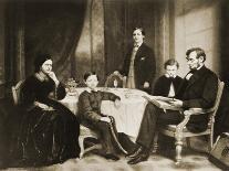 A Lincoln Reception at the White House, 1863-Francis Bicknell Carpenter-Mounted Giclee Print