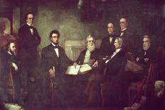 The First Reading of the Emancipation Proclamation-Francis Bicknell Carpenter-Stretched Canvas