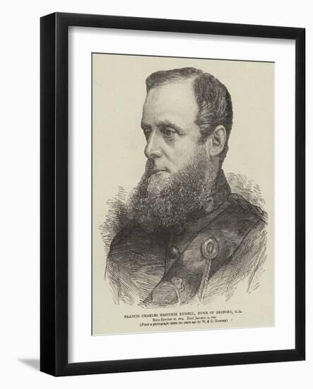 Francis Charles Hastings Russell, Duke of Bedford, KG-null-Framed Giclee Print