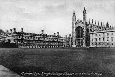King's College Chapel and Clare College, Cambridge, Cambridgeshire, Late 19th Century-Francis & Co Frith-Giclee Print
