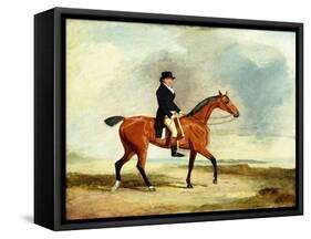 Francis Const on His Bay Hunter Riding Near the Sea, 1806-Benjamin Marshall-Framed Stretched Canvas