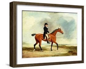 Francis Const on His Bay Hunter Riding Near the Sea, 1806-Benjamin Marshall-Framed Giclee Print