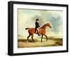 Francis Const on His Bay Hunter Riding Near the Sea, 1806-Benjamin Marshall-Framed Giclee Print