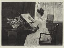 Reading the Story of Oenone, c.1883-Francis Davis Millet-Mounted Giclee Print