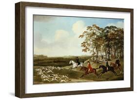 Francis Drake-Brockman and His Hounds, 1783-John Nost Sartorius-Framed Giclee Print