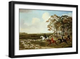 Francis Drake-Brockman and His Hounds, 1783-John Nost Sartorius-Framed Giclee Print