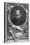 Francis Drake, English Explorer-Middle Temple Library-Stretched Canvas