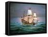 Francis Drake Sailed His Ship Golden Hind into History-null-Framed Stretched Canvas