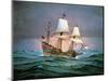 Francis Drake Sailed His Ship Golden Hind into History-null-Mounted Giclee Print