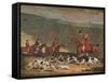 'Francis Duckenfield Astley, Esq., and his Harriers', c19th century-Richard Woodman-Framed Stretched Canvas