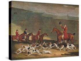 'Francis Duckenfield Astley, Esq., and his Harriers', c19th century-Richard Woodman-Stretched Canvas