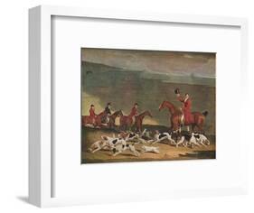 'Francis Duckenfield Astley, Esq., and his Harriers', c19th century-Richard Woodman-Framed Giclee Print