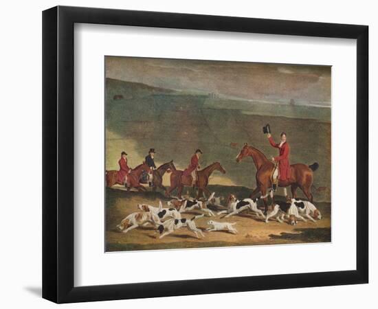 'Francis Duckenfield Astley, Esq., and his Harriers', c19th century-Richard Woodman-Framed Giclee Print