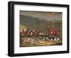 'Francis Duckenfield Astley, Esq., and his Harriers', c19th century-Richard Woodman-Framed Giclee Print