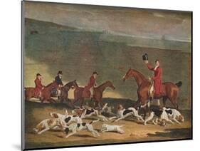 'Francis Duckenfield Astley, Esq., and his Harriers', c19th century-Richard Woodman-Mounted Giclee Print