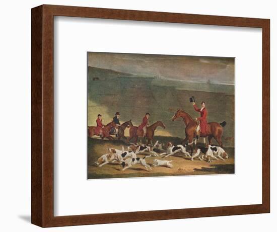 'Francis Duckenfield Astley, Esq., and his Harriers', c19th century-Richard Woodman-Framed Giclee Print