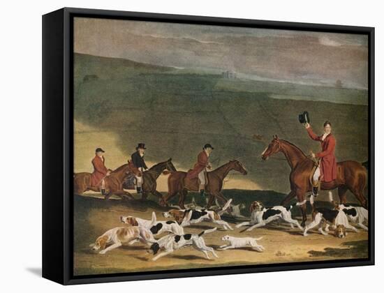 'Francis Dukinfield Astley, Esq., and his Harriers', 1809. (1941)-Richard Woodman-Framed Stretched Canvas