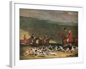 'Francis Dukinfield Astley, Esq., and his Harriers', 1809. (1941)-Richard Woodman-Framed Giclee Print