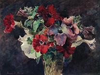 Petunias, C1869-1906,-Francis Edward James-Framed Giclee Print