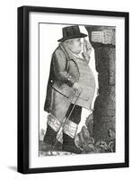Francis Grose on Site-John Kay-Framed Art Print