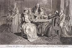 Samuel Richardson, the Novelist (1684-1761), Seated, Surrounded by His Second Family-Francis Hayman-Giclee Print