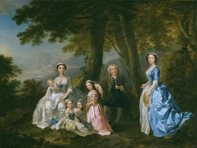 Samuel Richardson, the Novelist (1684-1761), Seated, Surrounded by His Second Family