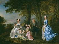 Playing the Game at Quadrille, C1745-Francis Hayman-Giclee Print