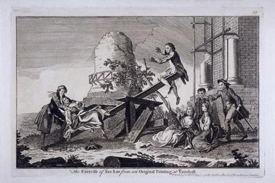 The Exercise of See Saw, Vauxhall Gardens, Lambeth, London, C1745