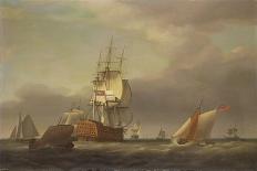 Three Hudson Bay Ships in the Thames-Francis Holman-Framed Premium Giclee Print