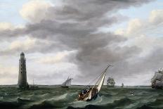 A Seascape with Men-Of-War and Small Craft-Francis Holman-Giclee Print