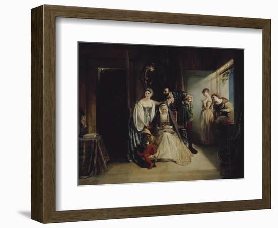 Francis I and Diane De Poitiers-Daniel Maclise-Framed Giclee Print