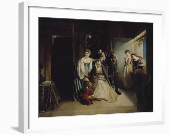 Francis I and Diane De Poitiers-Daniel Maclise-Framed Giclee Print