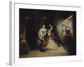 Francis I and Diane De Poitiers-Daniel Maclise-Framed Giclee Print