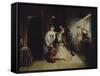 Francis I and Diane De Poitiers-Daniel Maclise-Framed Stretched Canvas