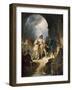 Francis I  and his sister Marguerite of Angouleme, Queen of Navarre-Alexandre Evariste Fragonard-Framed Giclee Print