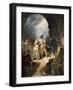 Francis I  and his sister Marguerite of Angouleme, Queen of Navarre-Alexandre Evariste Fragonard-Framed Giclee Print